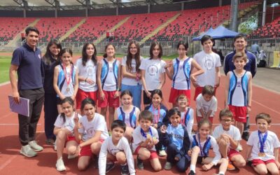 Encuentro comunal de atletismo de menores